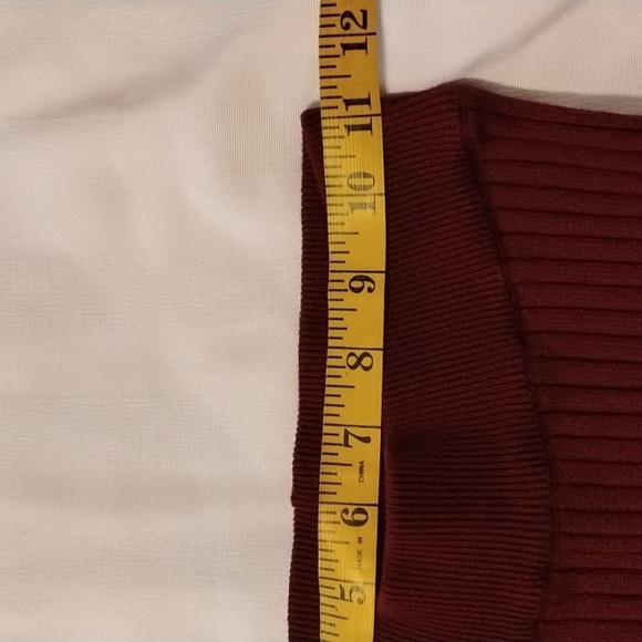 Fashion Nova Hold Me Closer Sweater Legging Set - Burgundy, Size: XS - Picture 6 of 14